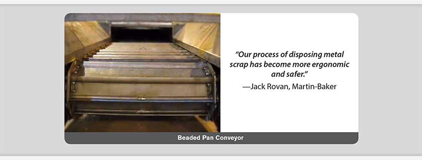 Product Brochure: Beaded Pan Conveyor Hero Image | Prab.com
