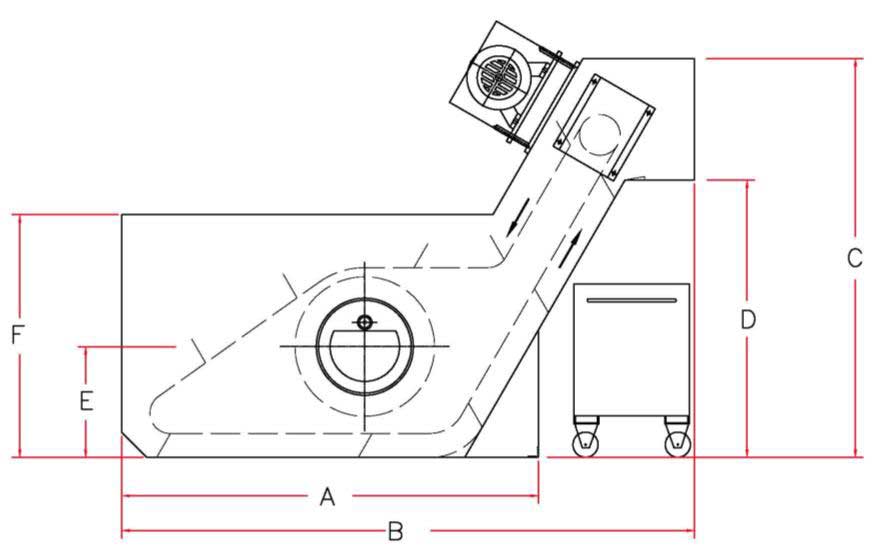 Drum-Type Scraper Separator Illustration | Prab.com