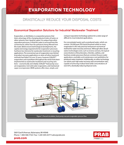 Product Brochure: PRAB Evaporation Technology | Prab.com