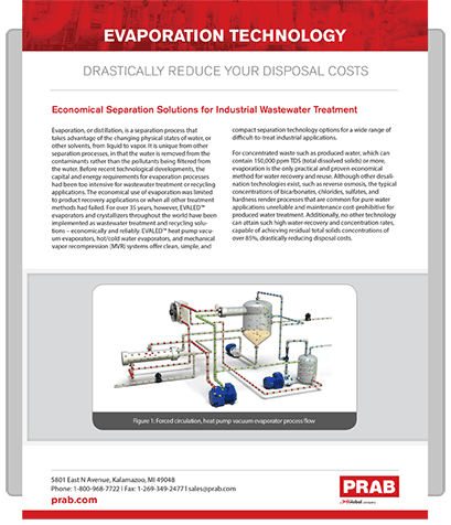 Vacuum Evaporation & Distillation A Unique Separation Process | Prab.com