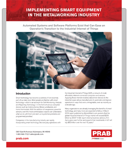 White Paper: Implementing Smart Equipment In The Metalworking Industry | Prab.com