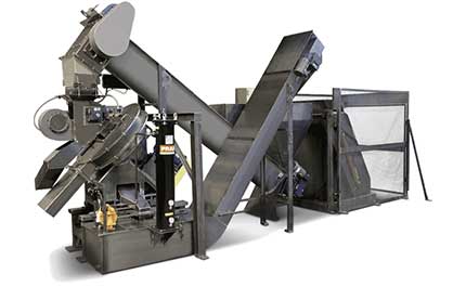 PRAB Shredder/Wringer Chip Processing System