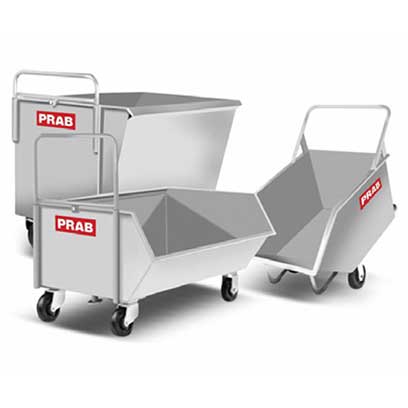 PRAB Heavy-Duty Chip Carts & Automatic Dumpers | Prab.com