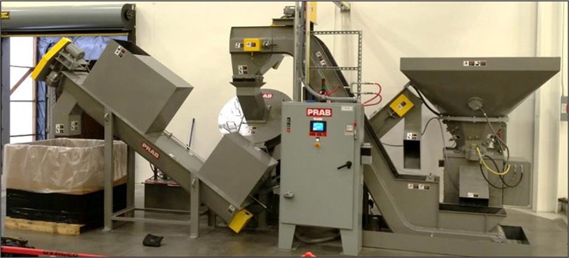 PRAB 24CD Crusher/Wringer System (chips discharged to screw conveyor) | Prab.com