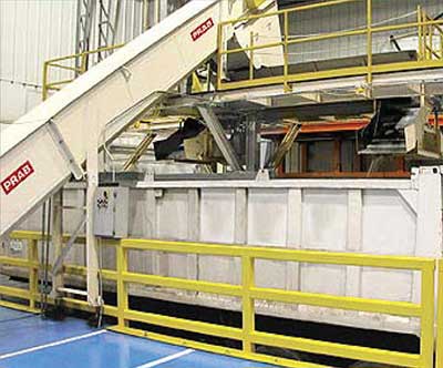 A Prab Exclusive, The Scrapveyor Ii Elevates Scrap With No Carry-Over. The Sealed Housing Keeps Oil Off The Floor. | Prab.com