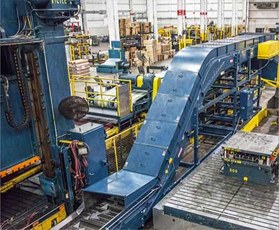 A heavy duty steel belt conveyor | Prab.com