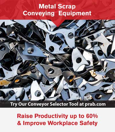 PRAB's Metal Scrap Conveying Equipment | Prab.com