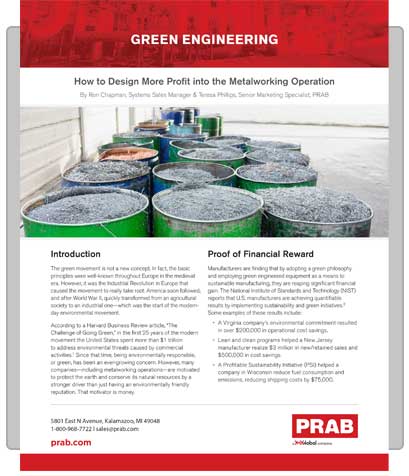 White Paper: Green Engineering | Prab.com