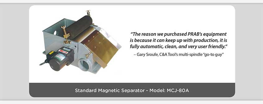 Product Brochure: PRAB Magnetic Separators - MCJ-A Hero Image | Prab.com