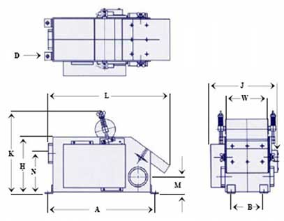 Drawing for MCA Models 20 to 60 | Prab.com