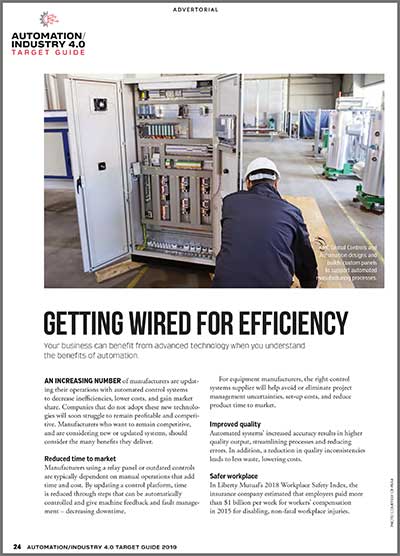 Improving Plant Capabilities 'Get Wired For Efficiency' | Prab.com