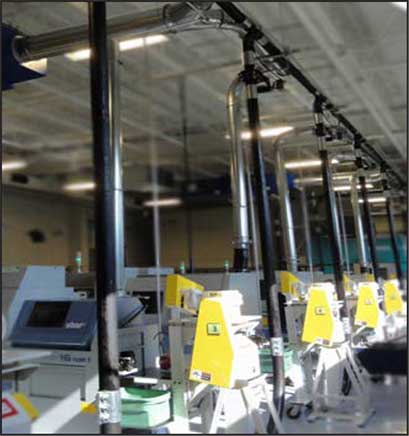Pneumatic System Moves Chips From Multiple Shop Cnc Machining Centers To A Central Chip Processing Location | Prab.com