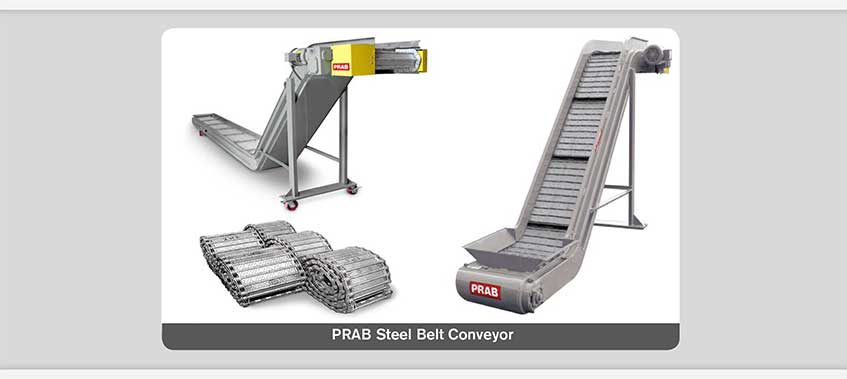 Product Brochure: PRAB Steel Belt Conveyors Hero Image | Prab.com