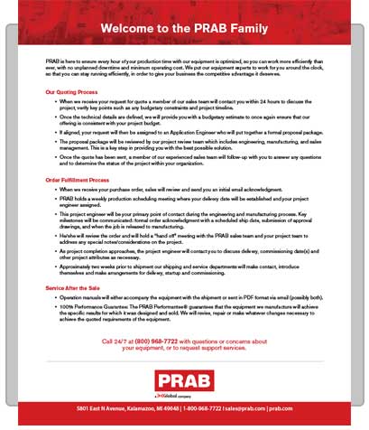 Product Brochure PDF Cover | Prab.com