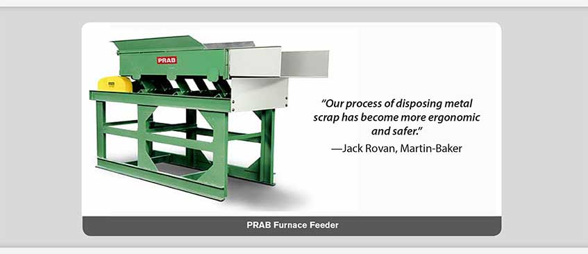 Product Brochure: PRAB Furnace Feeder Hero Image | Prab.com