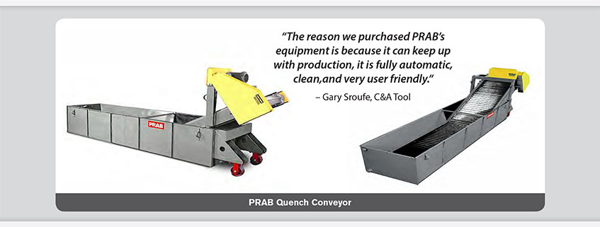 Product Brochure: PRAB Quench Conveyor Hero Image | Prab.com
