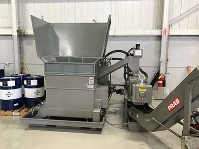 Prab Briquetter System Separates Chips From Fluid