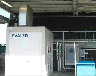 EVALED Vacuum Evaporator Model PC F4 FF Installed at Pharmaceutical Laboratory
