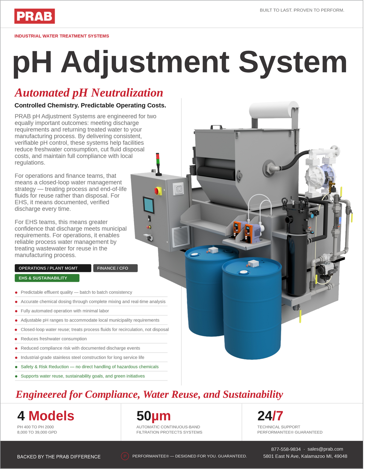 Prab PRAB PH Adjustment System Brochure | Download