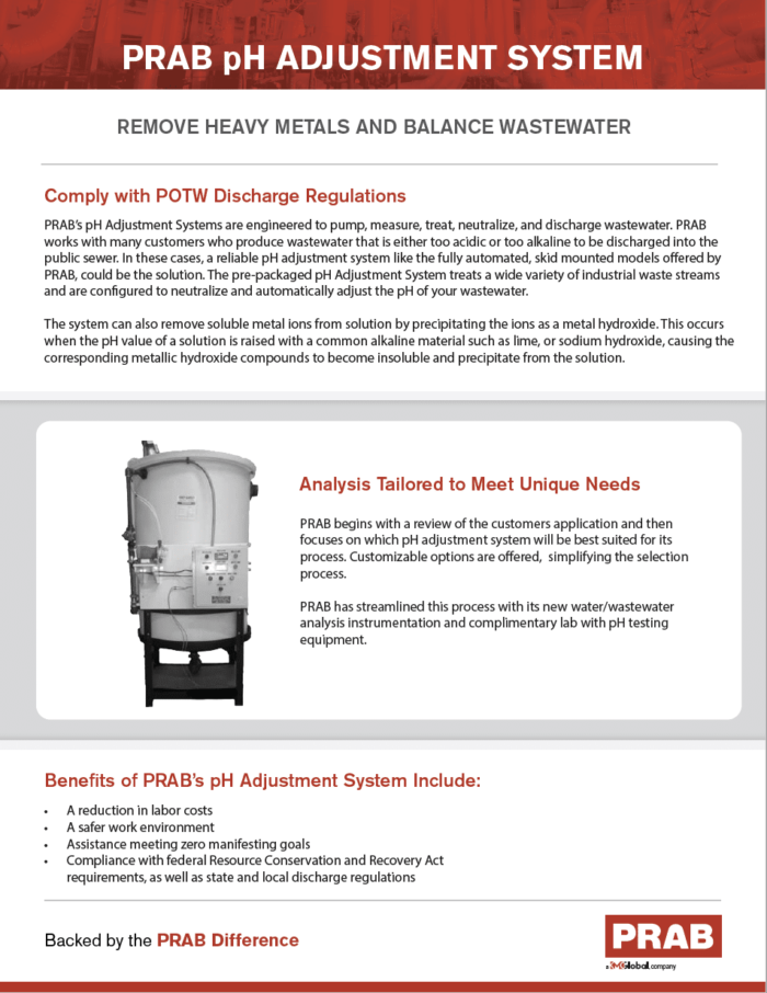 Ph Adjustment Systems Brochure