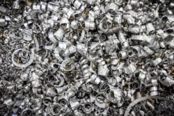 A Pile Of Metal Shavings